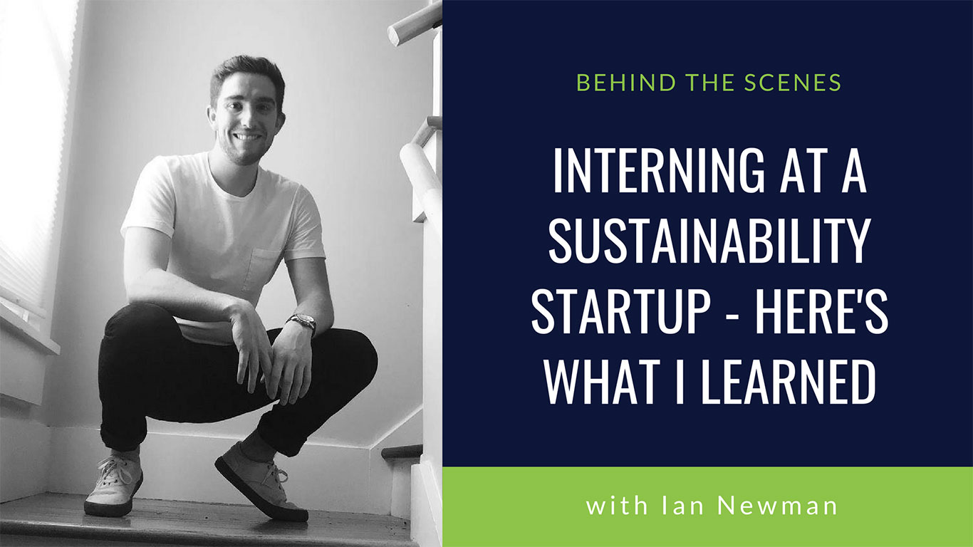 Ian Newman JadeTrack Sustainability Startup Intern